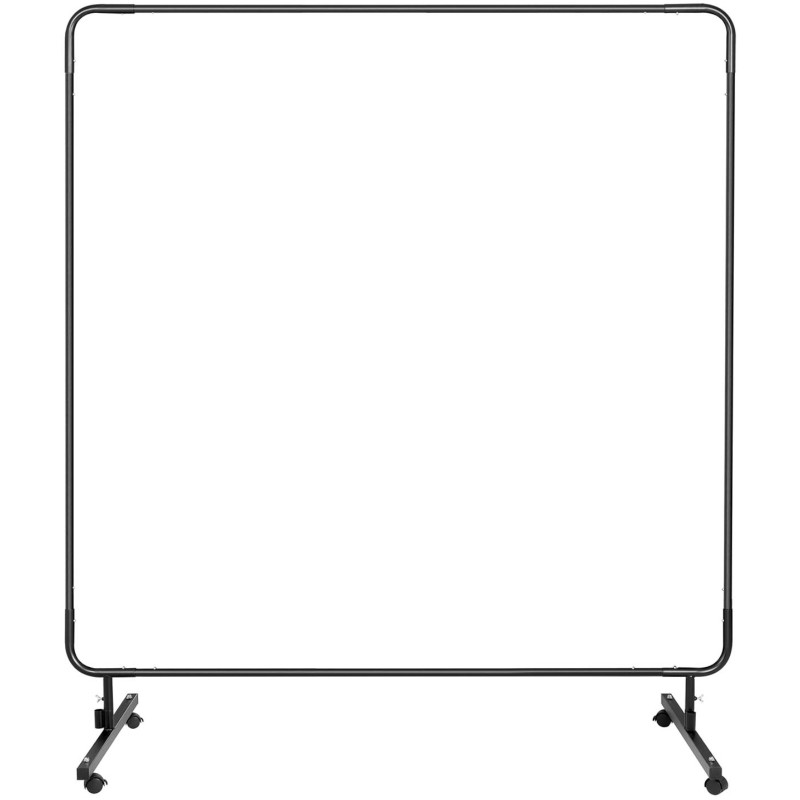 Apsauginė ekrano suvirinimo uždanga su rėmu ant ratukų 174 x 174 cm - juoda