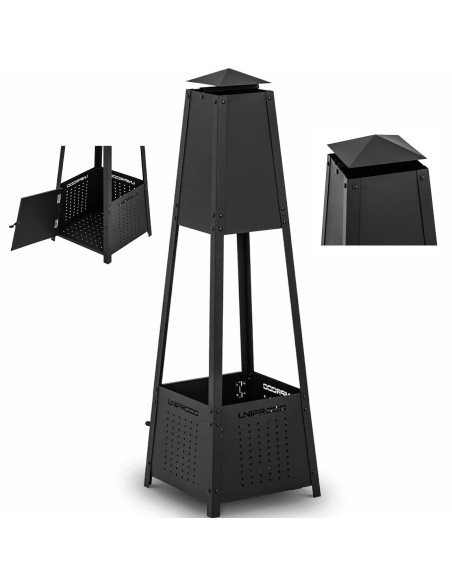 Židinys terasa sodo židinys 30 x 30 x 100 Židinys terasa sodo židinys 30 x 30 x 100