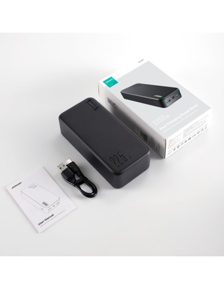 Powerbank 30000mAh Dazzling Series 22,5W juoda