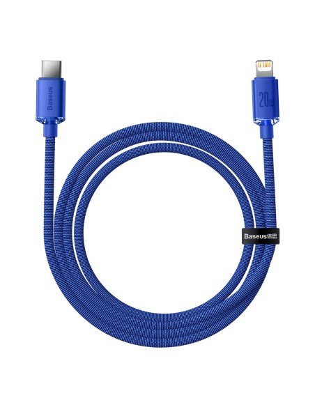 Kabelio laidas greitam įkrovimui ir duomenų perdavimui USB-C iPhone Lightning 20W 1,2m mėlynas Kabelio laidas greitam įkrovimui ir duomenų perdavimui USB-C iPhone Lightning 20W 1,2m mėlynas