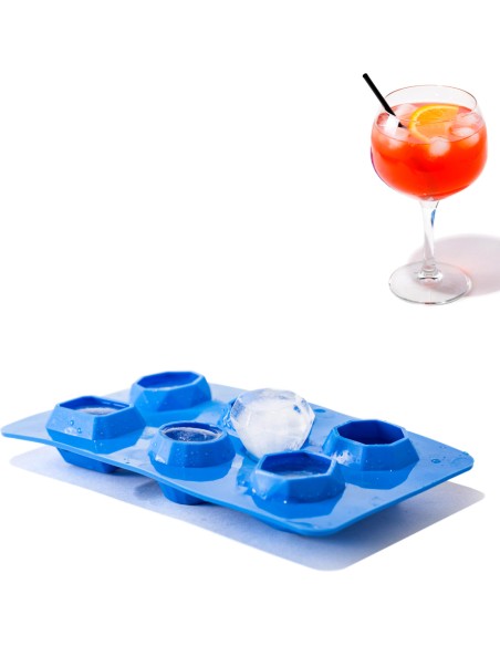 Ledo kubelių gaminimo mašina silikoninė ledo kubelių forma 6 x DIAMOND