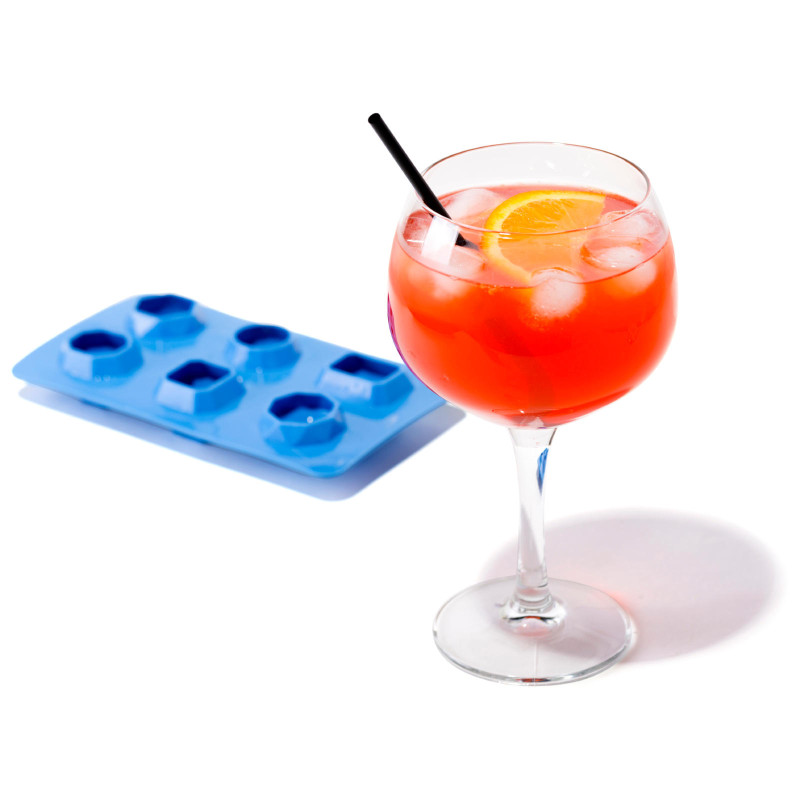 Ledo kubelių gaminimo mašina silikoninė ledo kubelių forma 6 x DIAMOND