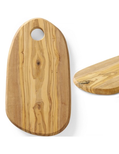 Alyvuogių medienos serviravimo lenta su skyle 250 x 165 x 18 mm – Hendi 505229 Alyvuogių medienos serviravimo lenta su skyle 250 x 165 x 18 mm – Hendi 505229