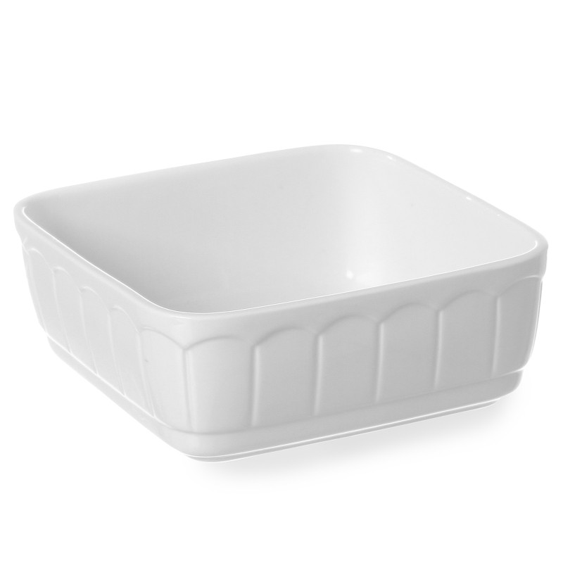 Kvadratinė porcelianinė kepimo indas RUSTICA 165x165x70mm - Hendi 786352