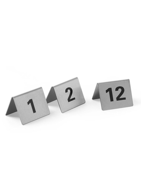 Informacinė lentelė LENTELĖS NUMERIS 1-12 nerūdijančio plieno rinkinys 12 vnt. - Hendi 663844 Informacinė lentelė LENTELĖS NUMERIS 1-12 nerūdijančio plieno rinkinys 12 vnt. - Hendi 663844