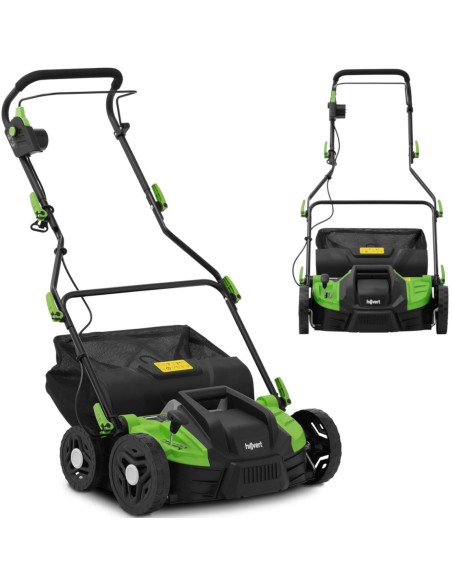 Skarifikatorius elektrinis vejos aeratorius su krepšiu 2in1 36 cm 1500 W Skarifikatorius elektrinis vejos aeratorius su krepšiu 2in1 36 cm 1500 W