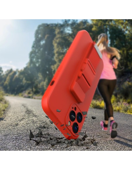 Virvės dėklas gelio dėklas su virvele grandinėle rankinės dirželiu Xiaomi Redmi Note 10 / Redmi Note 10S raudona