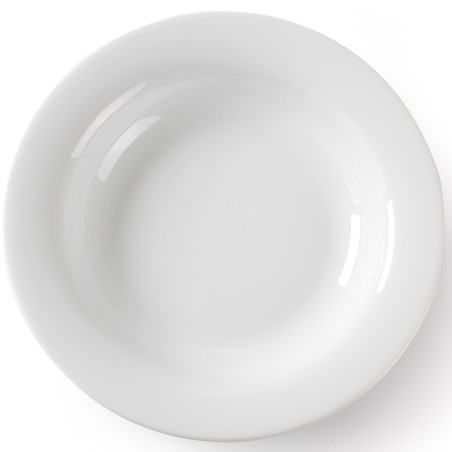 Gilios sriubos lėkštė OPTIMA balto porceliano sk. 220mm rinkinys 12vnt - Hendi 770863