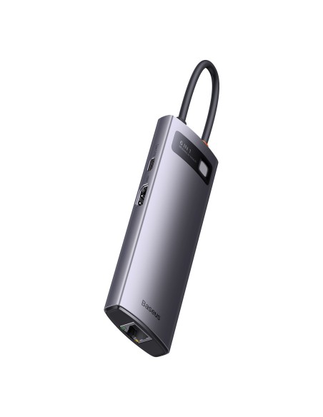 StarJoy HUB 6in1 USB-C 3xUSB HDMI RJ45 PD pilka StarJoy HUB 6in1 USB-C 3xUSB HDMI RJ45 PD pilka