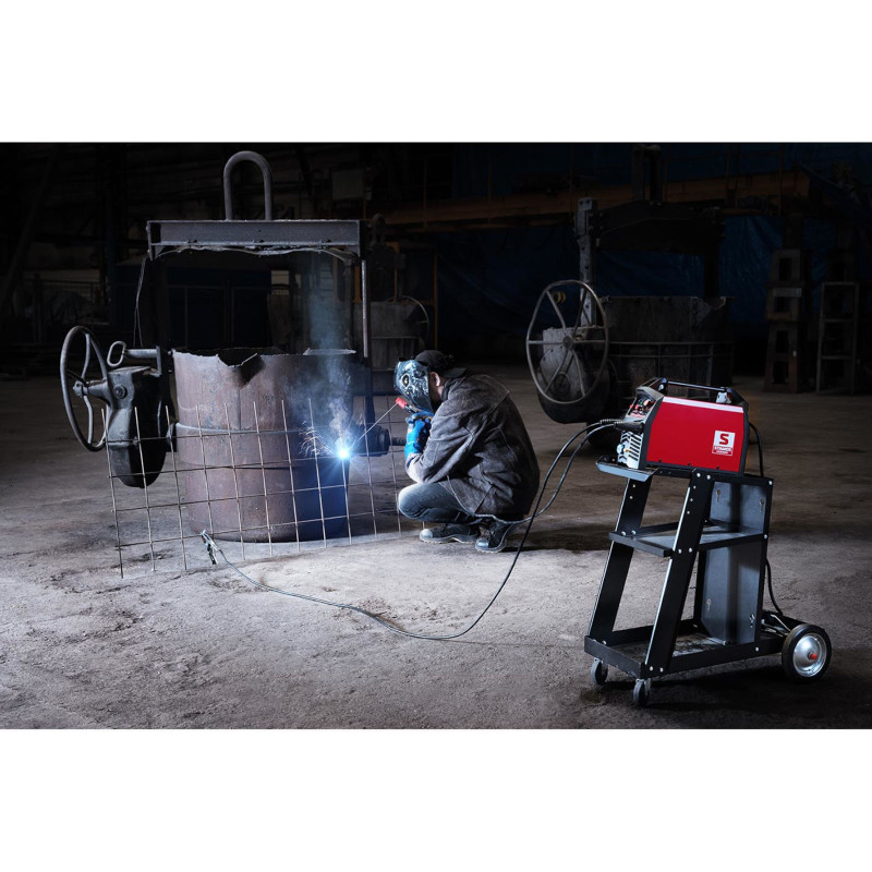 Inverterinis suvirintojas IGBT TIG MMA 2T/4T ARC-Force Anti Stick 200A Stamos Vokietija