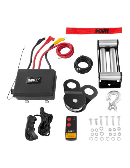 Gervė visureigio automobilio gervė su nuotolinio valdymo lynu 28 m traukimo galia 4310 kg + skriemulio blokas 8 T Gervė visureigio automobilio gervė su nuotolinio valdymo lynu 28 m traukimo galia 4310 kg + skriemulio blokas 8 T