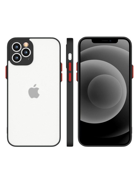 Milky Case Silikoninis lankstus permatomas dėklas, skirtas Samsung Galaxy A42 5G Black