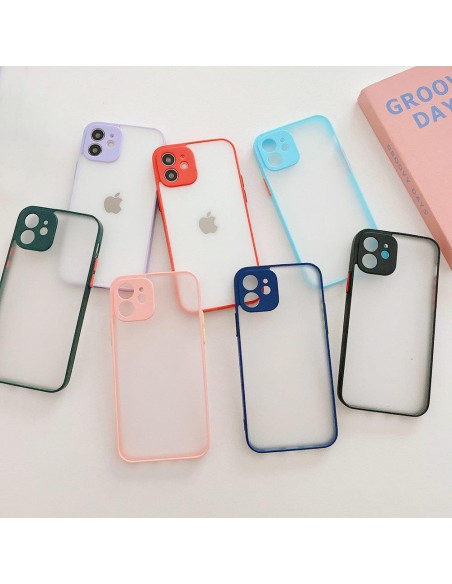 Milky Case Silikoninis lankstus permatomas dėklas, skirtas Samsung Galaxy A42 5G Black