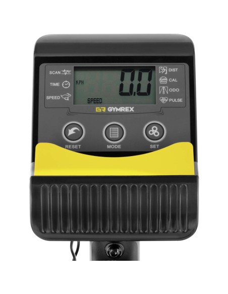 Stacionarus dviratis treniruoklis su smagračiu 4 kg LCD iki 110 kg