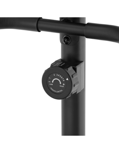 Stacionarus dviratis treniruoklis su smagračiu 4 kg LCD iki 110 kg