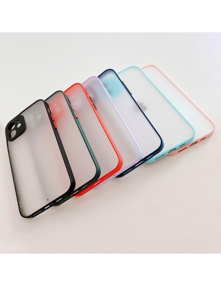 Milky Case Silikoninis lankstus permatomas dėklas, skirtas Samsung Galaxy A42 5G Pink