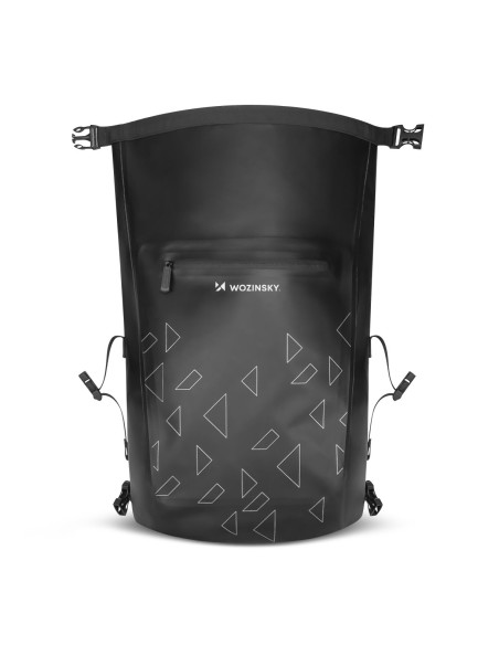 Neperšlampama kuprinė dviračio bagažinei dviračio krepšys 2in1 23l geltona