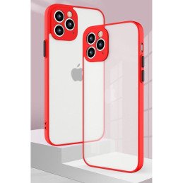 Milky Case silikoninis lankstus permatomas dėklas, skirtas Samsung Galaxy S21 Ultra 5G tamsiai mėlynai
