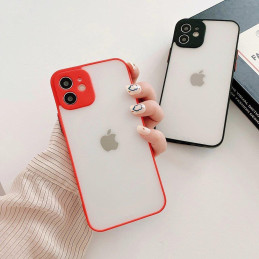 Milky Case Silikoninis lankstus permatomas dėklas, skirtas Xiaomi Redmi 9 Red
