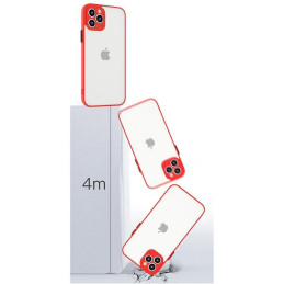 Milky Case Silikoninis lankstus permatomas dėklas, skirtas Xiaomi Redmi 9 Red