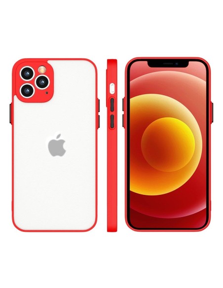 Milky Case Silikoninis lankstus permatomas dėklas, skirtas Xiaomi Redmi 9T Red