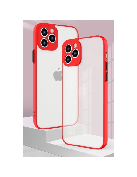 Milky Case Silikoninis lankstus permatomas dėklas, skirtas Xiaomi Redmi 9T Red