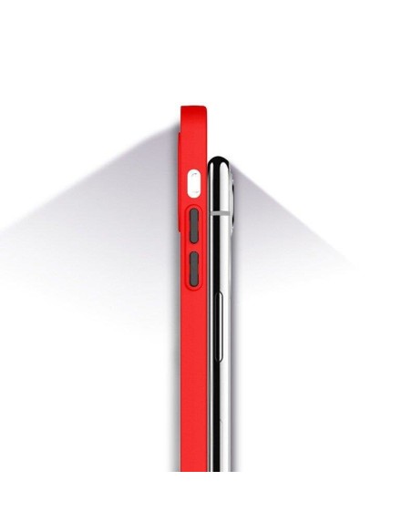 Milky Case Silikoninis lankstus permatomas dėklas, skirtas Xiaomi Redmi 9T Red