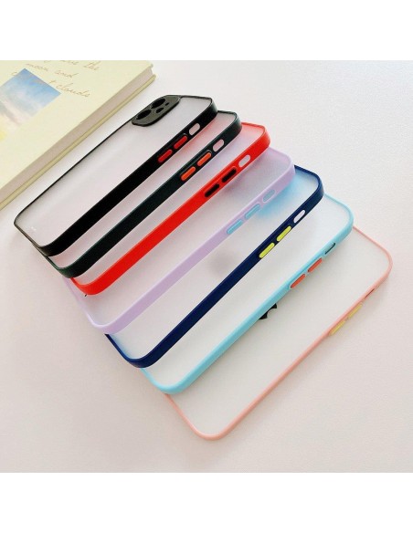 Milky Case Silikoninis lankstus permatomas dėklas, skirtas Xiaomi Redmi 9T Red
