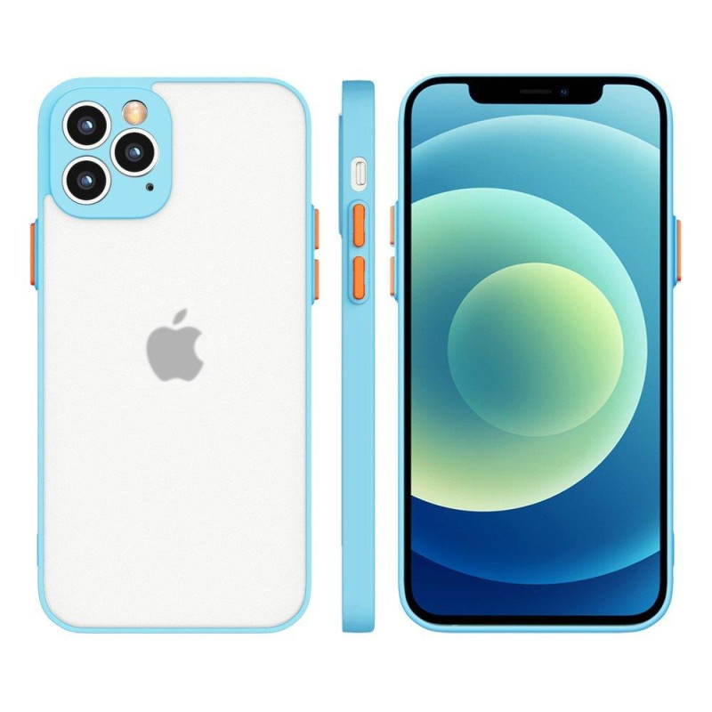 Milky Case Silikoninis lankstus permatomas dėklas, skirtas Xiaomi Redmi 9T Blue Milky Case Silikoninis lankstus permatomas dėklas, skirtas Xiaomi Redmi 9T Blue
