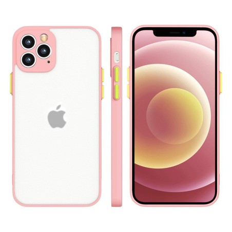 Milky Case Silikoninis lankstus permatomas dėklas, skirtas Xiaomi Redmi Note 10 / Redmi Note 10S Pink
