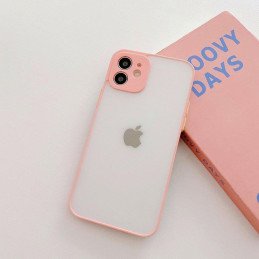 Milky Case Silikoninis lankstus permatomas dėklas, skirtas Xiaomi Redmi Note 10 / Redmi Note 10S Pink