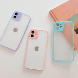 Milky Case Silikoninis lankstus permatomas dėklas, skirtas Xiaomi Redmi Note 10 / Redmi Note 10S Pink