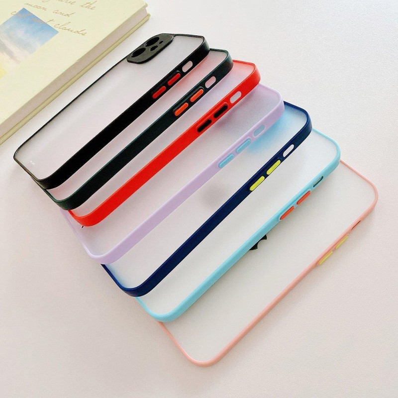 Milky Case Silikoninis lankstus permatomas dėklas, skirtas Xiaomi Redmi Note 10 / Redmi Note 10S Pink