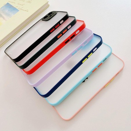 Milky Case Silikoninis lankstus permatomas dėklas, skirtas Xiaomi Redmi Note 10 / Redmi Note 10S Pink