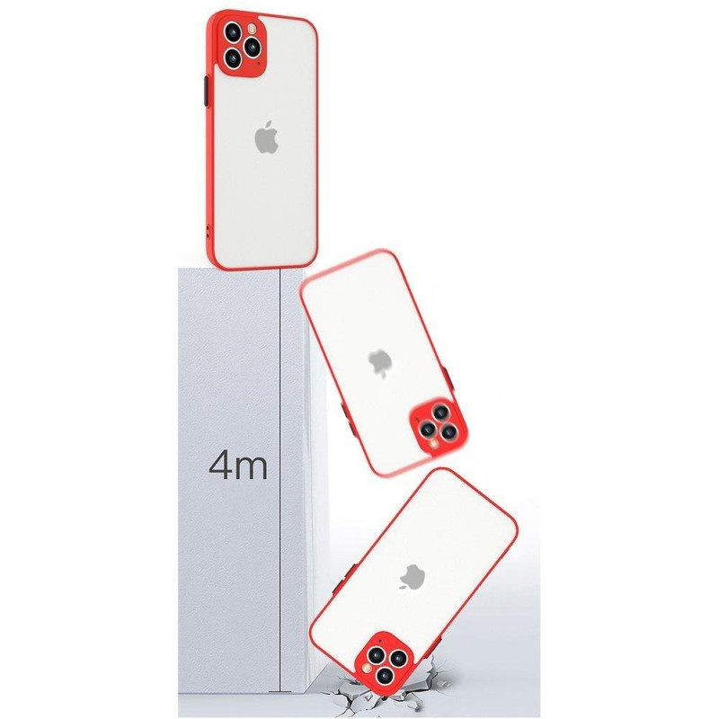 Milky Case silikoninis lankstus permatomas dėklas, skirtas Samsung Galaxy A72 4G tamsiai žaliai