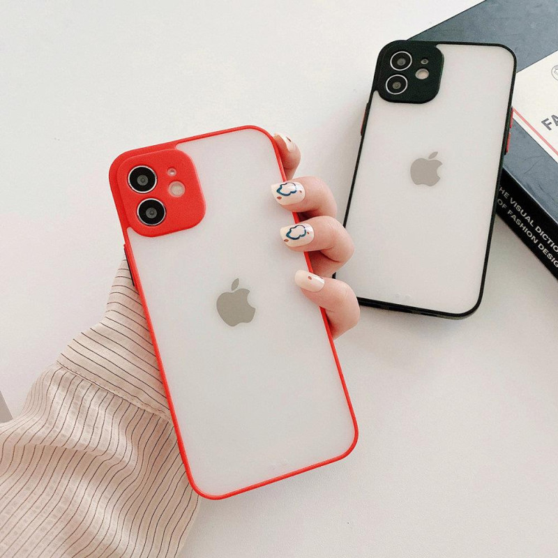 Milky Case Silikoninis lankstus permatomas dėklas, skirtas Samsung Galaxy A22 4G Black