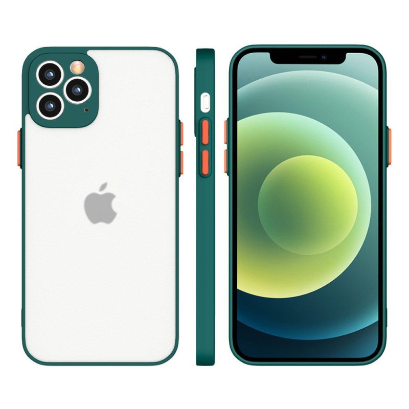 Milky Case silikoninis lankstus permatomas dėklas, skirtas Samsung Galaxy A22 4G tamsiai žaliai Milky Case silikoninis lankstus permatomas dėklas, skirtas Samsung Galaxy A22 4G tamsiai žaliai