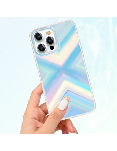 „Kingxbar Streamer“ serijos prabangus elegantiškas dėklas, skirtas „iPhone 13 Pro Blue“ (trikampis) „Kingxbar Streamer“ serijos prabangus elegantiškas dėklas, skirtas „iPhone 13 Pro Blue“ (trikampis)