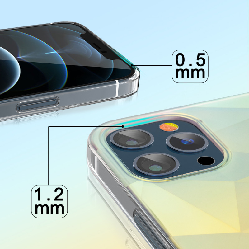 „Kingxbar Streamer“ serijos prabangus elegantiškas dėklas, skirtas „iPhone 13 Pro Blue“ (trikampis)