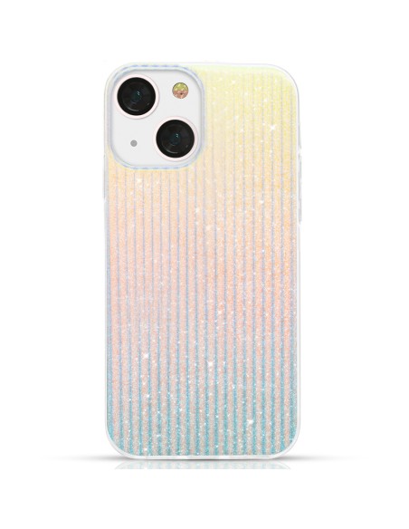 Kingxbar Travel Series prabangus elegantiškas dėklas iPhone 13 mėlynos ir oranžinės spalvos (Debesys) Kingxbar Travel Series prabangus elegantiškas dėklas iPhone 13 mėlynos ir oranžinės spalvos (Debesys)