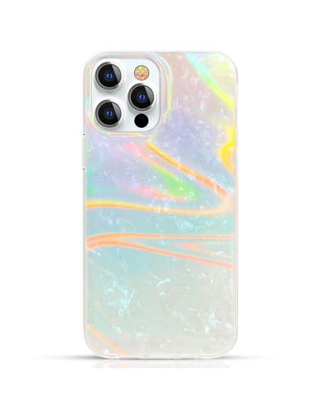 Kingxbar Shell serijos prabangus elegantiškas dėklas, skirtas iPhone 13 Pro perlų mėlynai Kingxbar Shell serijos prabangus elegantiškas dėklas, skirtas iPhone 13 Pro perlų mėlynai