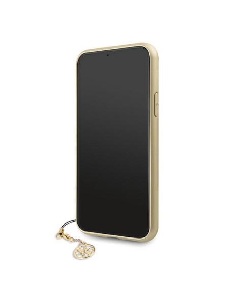 Guess 4G Charms Collection dėklas, skirtas iPhone 11 / Xr - rudas Guess 4G Charms Collection dėklas, skirtas iPhone 11 / Xr - rudas