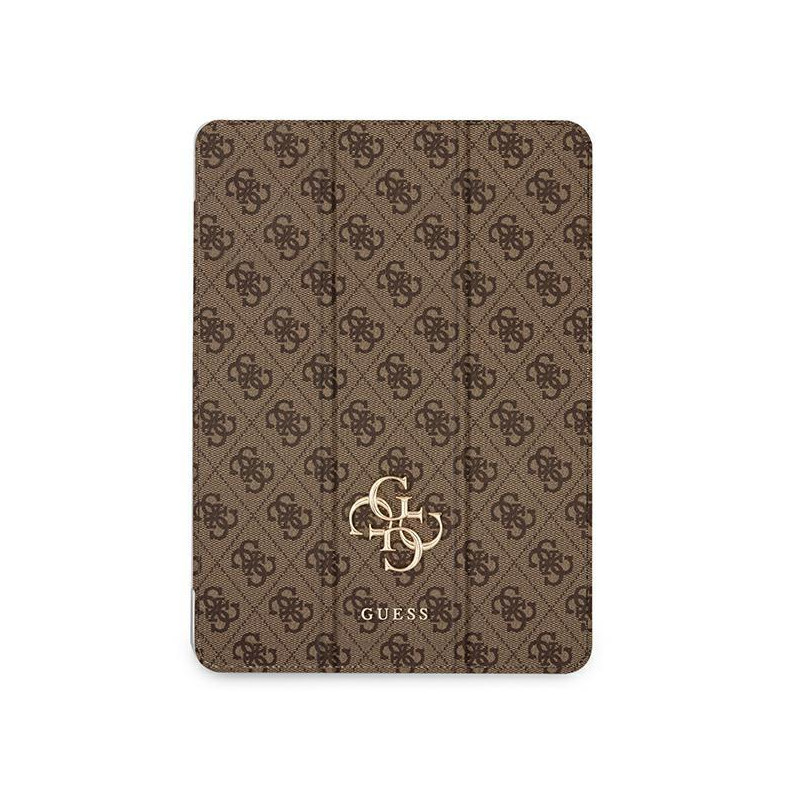 Guess GUIC12G4GFBR iPad 12,9" 2021 m. knygos viršelis rudas/ rudas 4G kolekcija