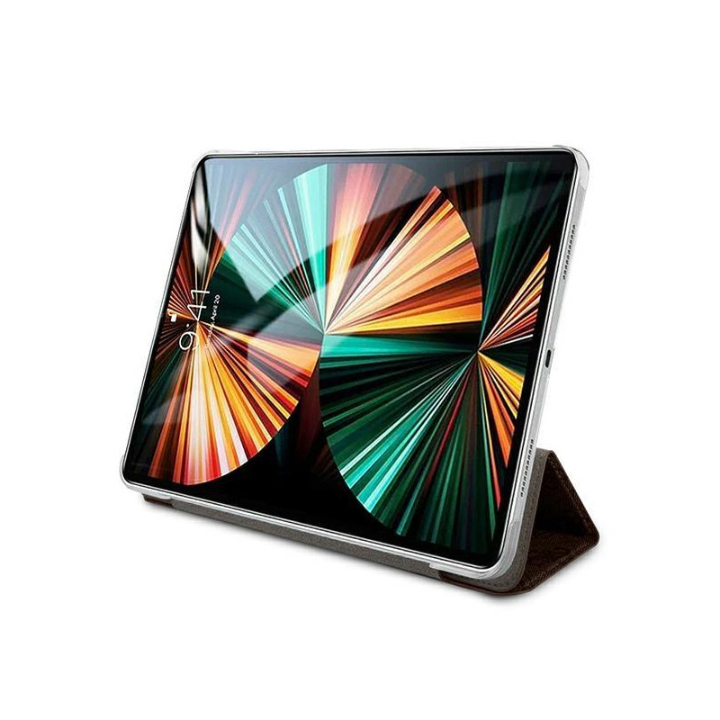 Guess GUIC12G4GFBR iPad 12,9" 2021 m. knygos viršelis rudas/ rudas 4G kolekcija