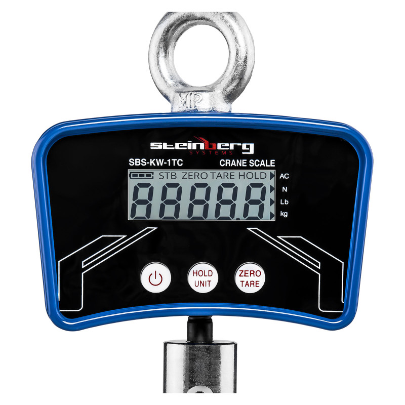 Kablio svarstyklės pakabinamos iki 1 tonos SBS-KW-1TC su maitinimo šaltiniu 1000kg / 0,2kg