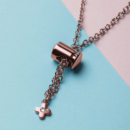 Keičiamas metalinės juostos apyrankės grandinės dirželis, skirtas Xiaomi Mi Band 6/ 5/ 4/ 3 rožinė