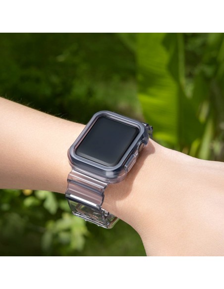 Dirželio šviesos rinkinys, silikoninis dirželis, apyrankės apyrankės dėklas laikrodžiui 3 42 mm / laikrodžiui 2 42 mm ju...