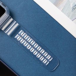 Dirželio šviesos rinkinys Silikono juostos apyrankės apyrankės apyrankės dėklas laikrodžiui 3 42 mm / laikrodžiui 2 42 m...