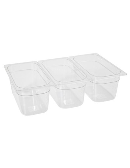 Skaidrus polikarbonatinis GN konteineris GN 1/3 h 100 mm - Hendi 861523