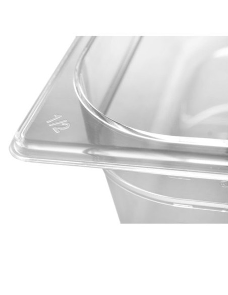 Skaidrus polikarbonatinis GN konteineris GN 1/3 h 100 mm - Hendi 861523